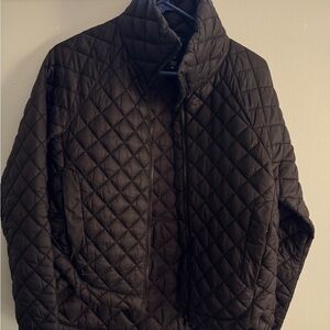 Athleta women’s  Black Quilted Puffer Jacket